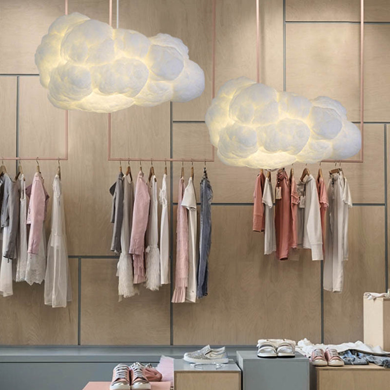 LumiÉpure | Suspension Blanche Moderne Lumière Douce Chambre