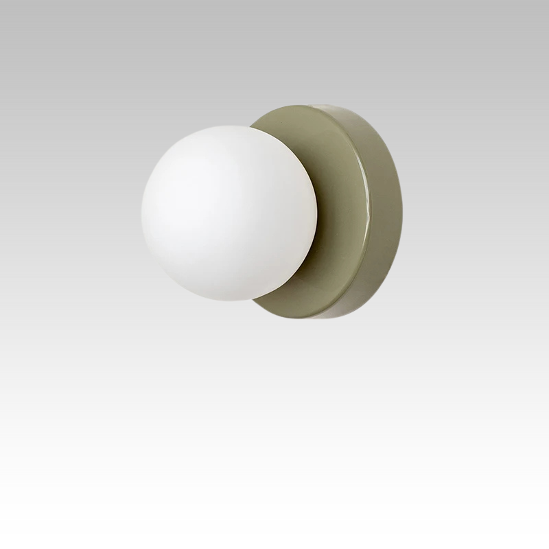 LumiOrb - Applique Murale Moderne, Verre, Base G9