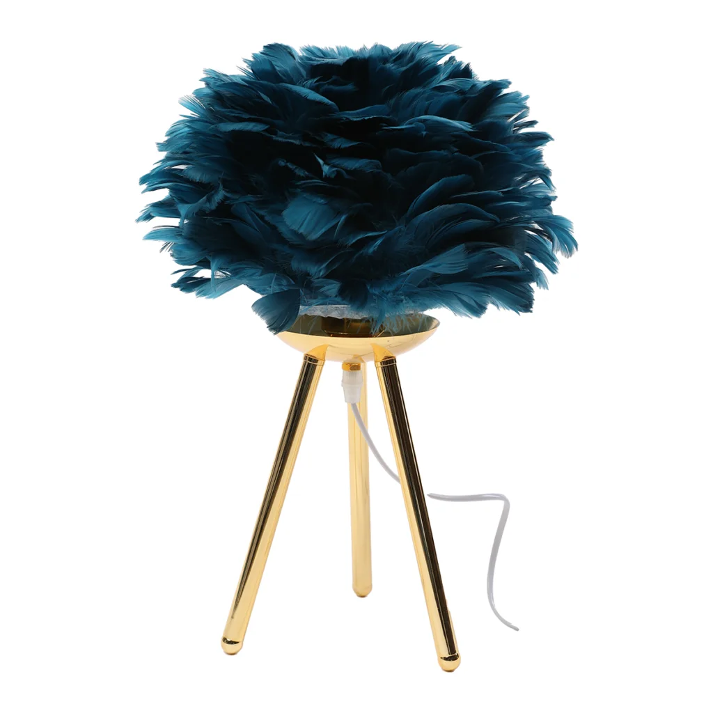 LapiPlumes - Lampe à Plumes Élégante | LED Dimmbare | Salon ou Chambre