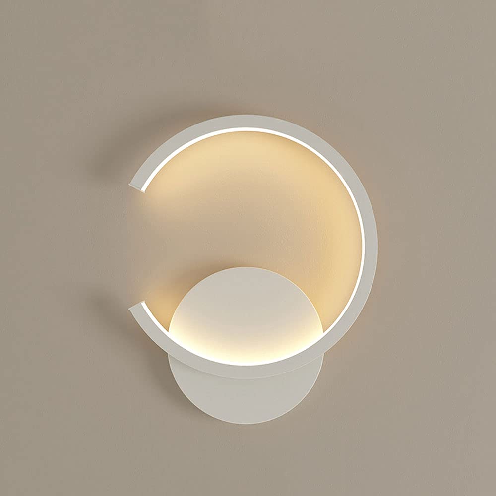 ApliCercle - Applique Murale Chambre Design Led en forme de cercle ouvert