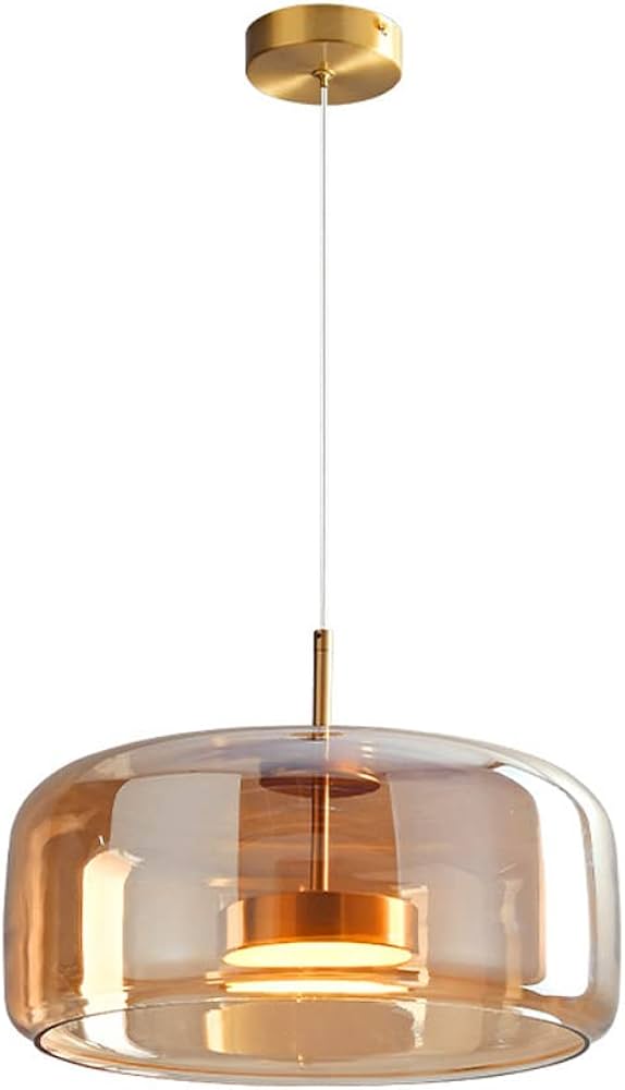 LumiOrbe | Suspension Verre Élégante Design Salon