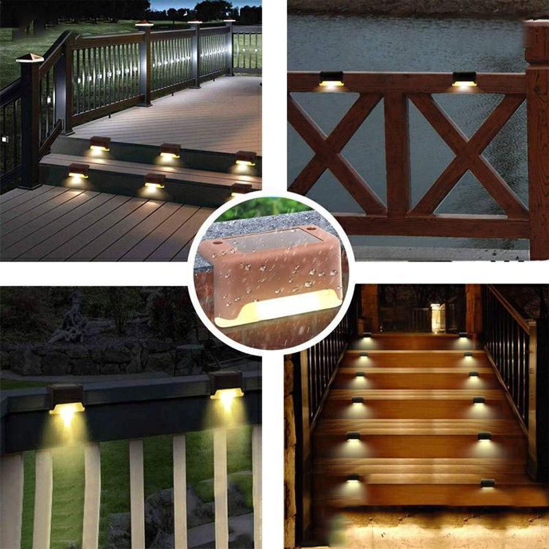SolaStep | Lampes LED Solaires Étanches pour Escaliers