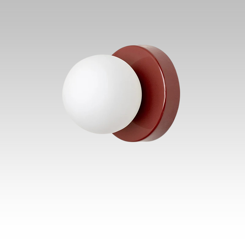 LumiOrb - Applique Murale Moderne, Verre, Base G9