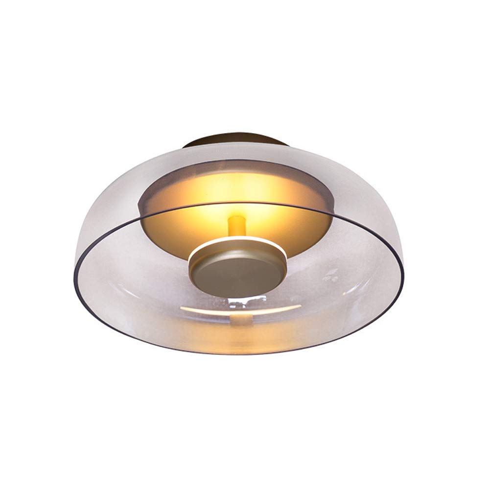 LumiGlass - Plafonnier LED Moderne en Verre pour Entrée