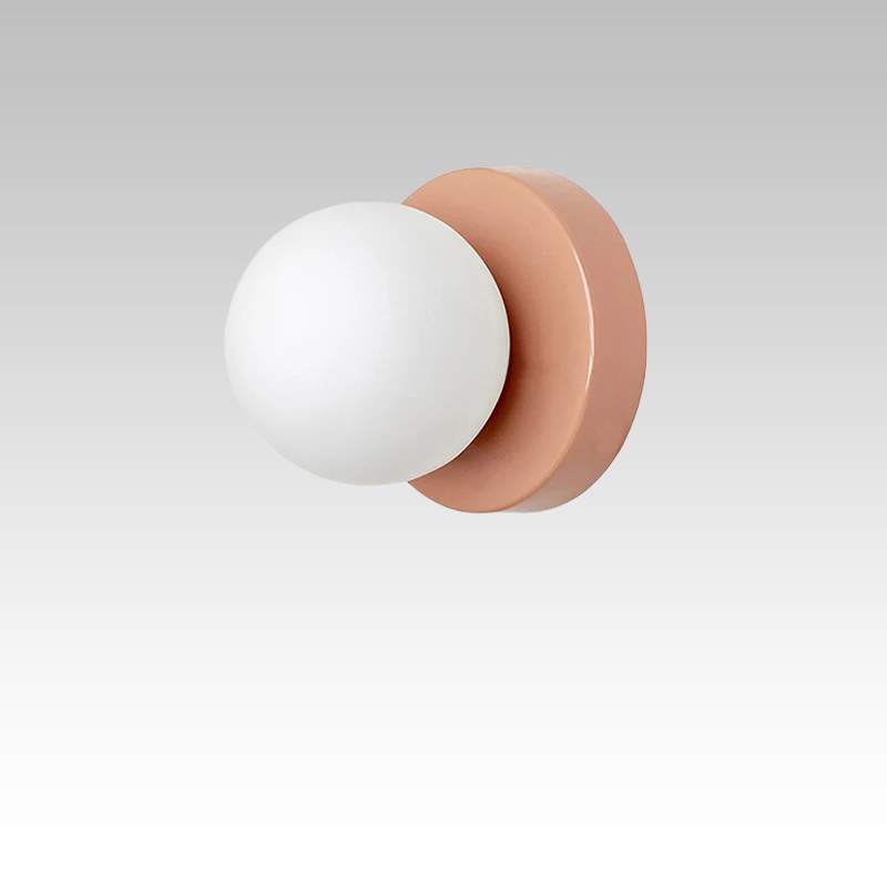 LumiOrb - Applique Murale Moderne, Verre, Base G9