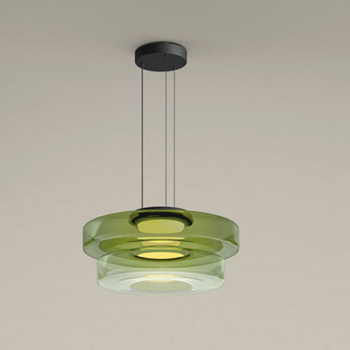 LumiPure | Suspension Verre & Métal Moderne pour Salon