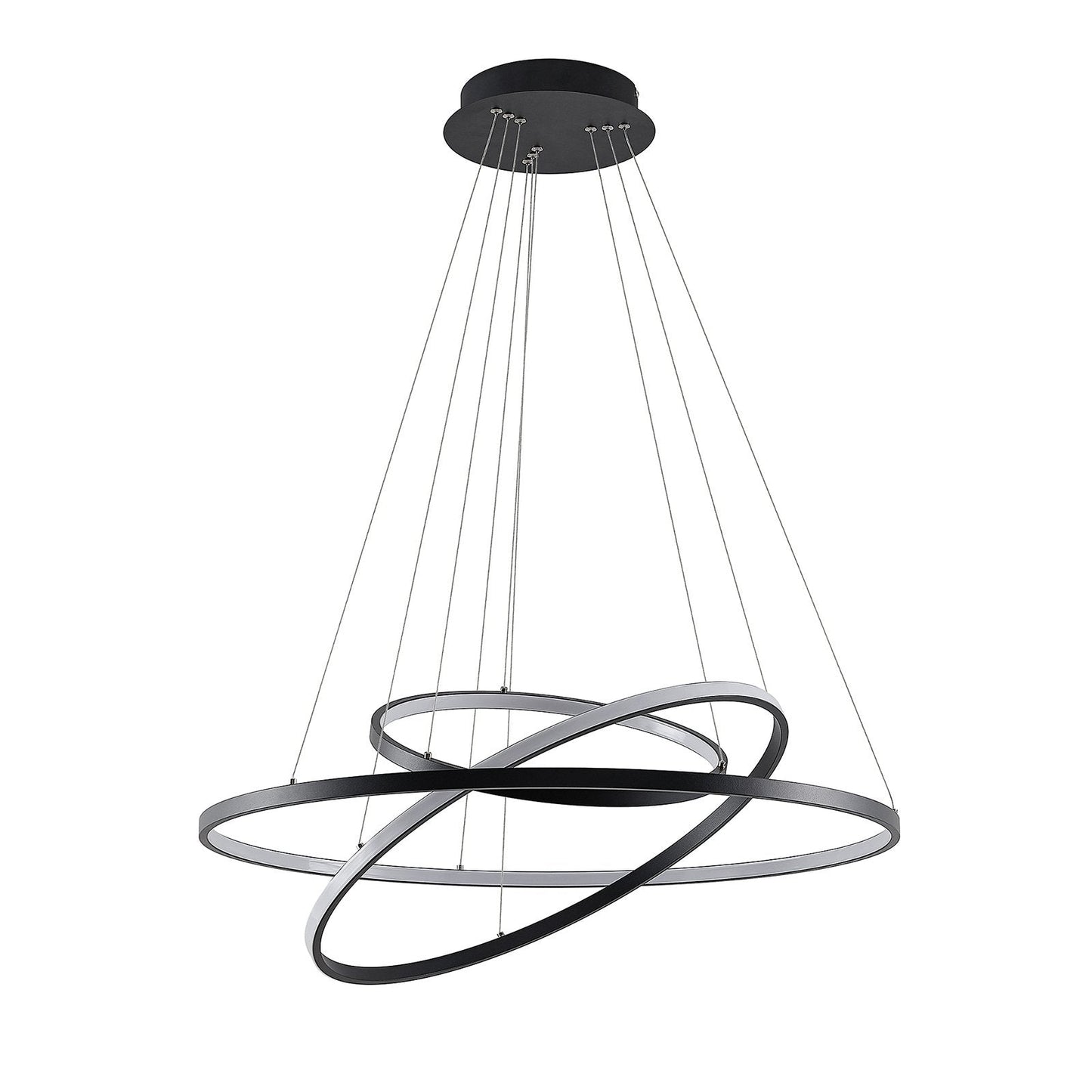 Luminara LED | Suspension Noire Dimmable pour Salle à Manger