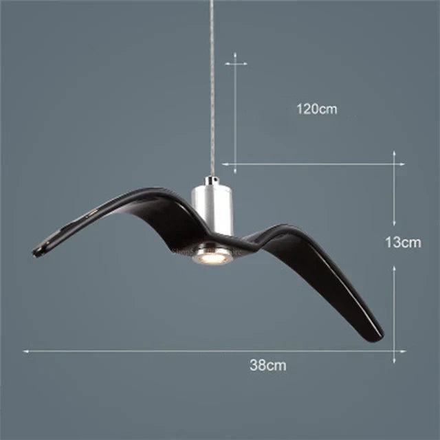 LumiOiseau - Suspension Design en Forme d’Oiseau pour Salon et Salle à Manger