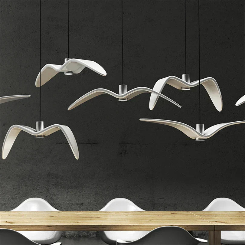 LumiOiseau - Suspension Design en Forme d’Oiseau pour Salon et Salle à Manger