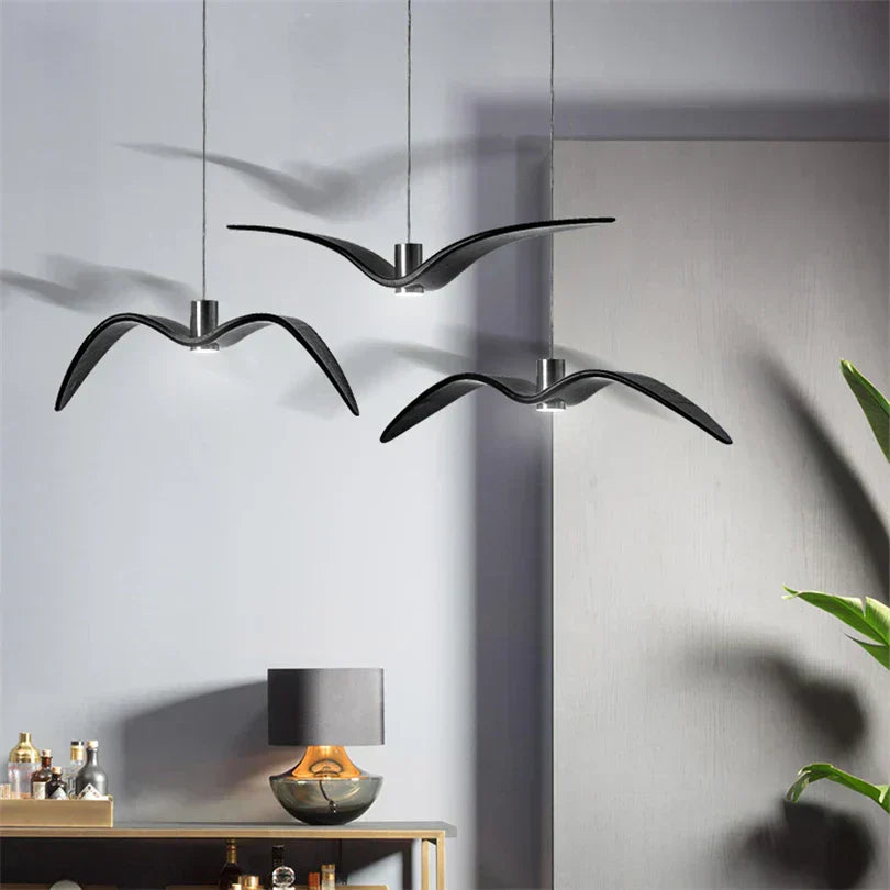 LumiOiseau - Suspension Design en Forme d’Oiseau pour Salon et Salle à Manger