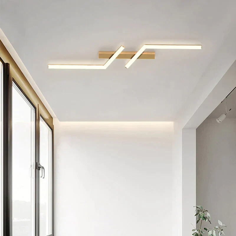 LinéaLux | Plafonnier LED Moderne Dimmable pour Salon