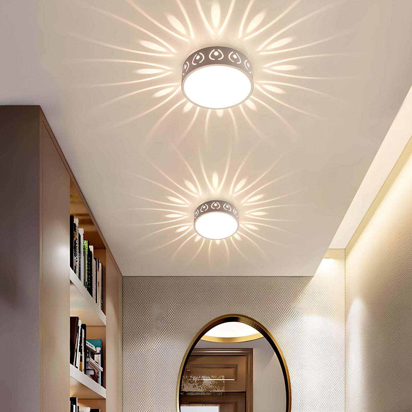 LumiPlafond LED | Éclairage Moderne | Plafonnier pour Entrée