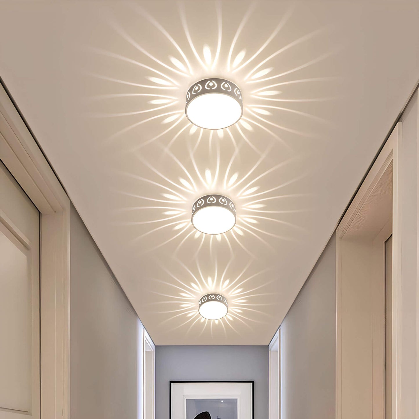 LumiPlafond LED | Éclairage Moderne | Plafonnier pour Entrée