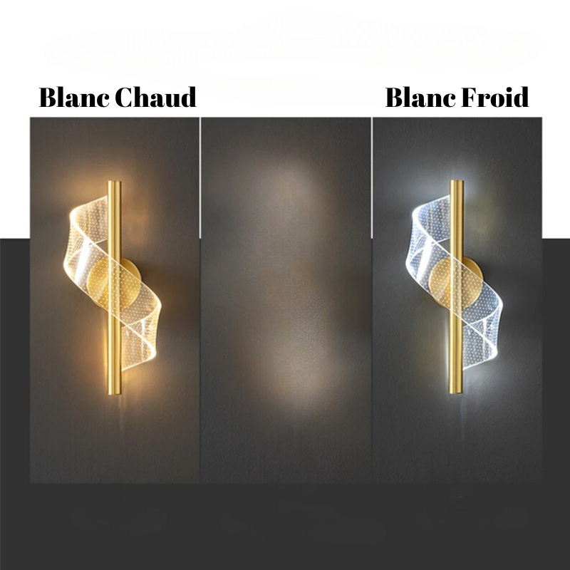 ApliRale - Applique Murale Salon LED spirale Design
