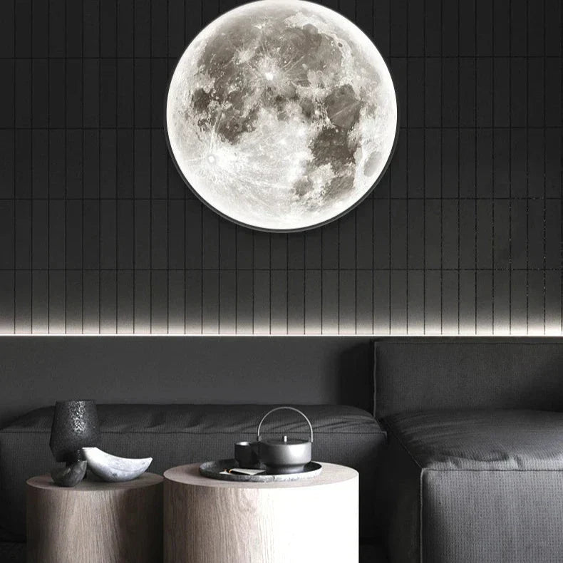 ApliLuna - Applique Murale Originale Pleine Lune 3D LED