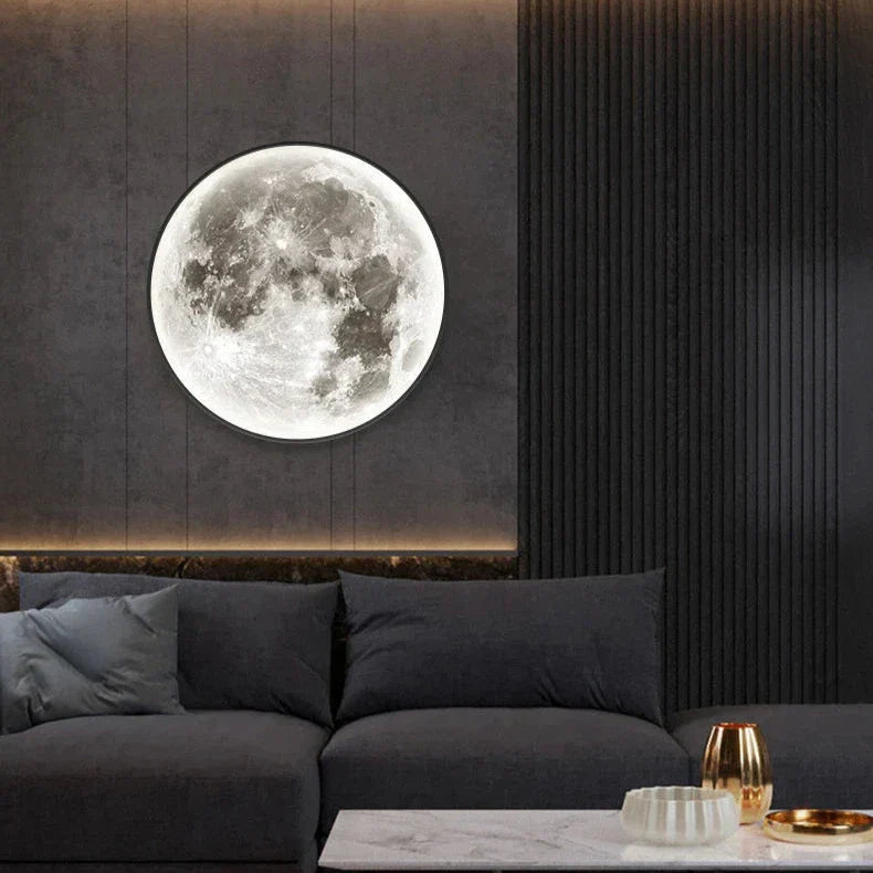 ApliLuna - Applique Murale Originale Pleine Lune 3D LED
