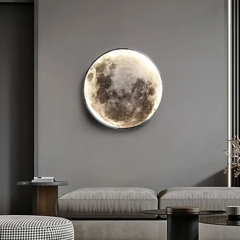 ApliLuna - Applique Murale Originale Pleine Lune 3D LED