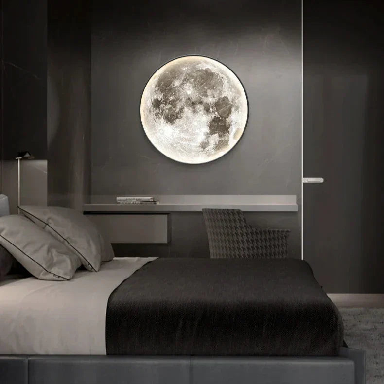 ApliLuna - Applique Murale Originale Pleine Lune 3D LED