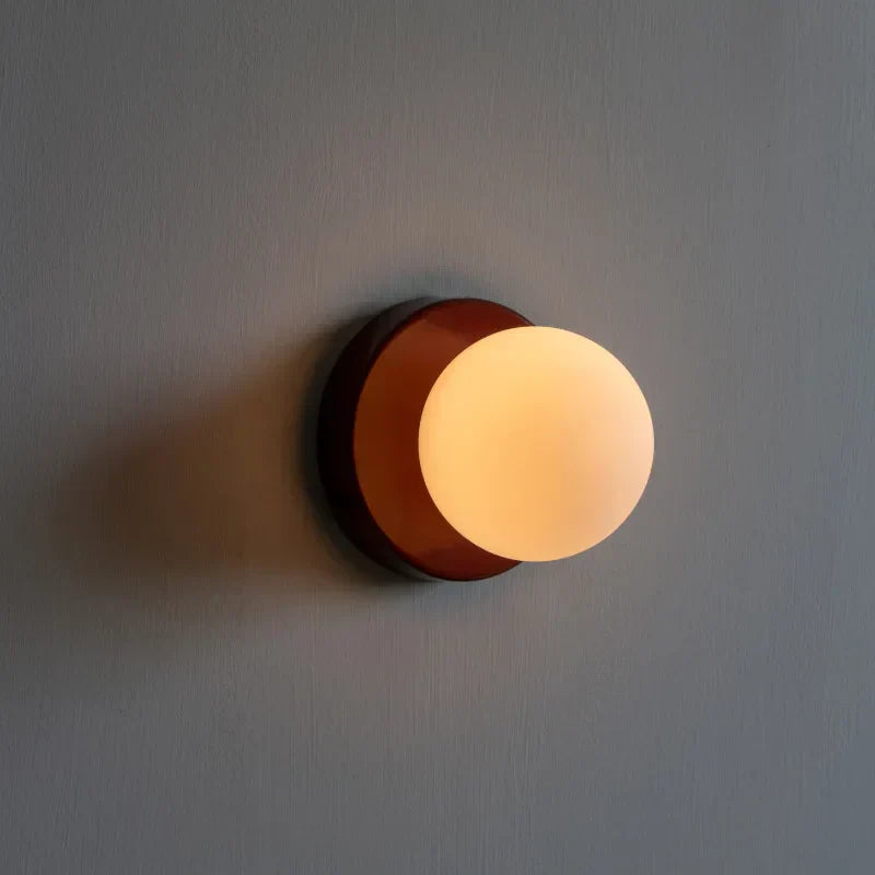 LumiOrb - Applique Murale Moderne, Verre, Base G9