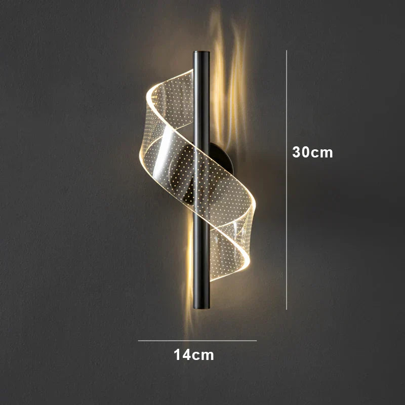 ApliRale - Applique Murale Salon LED spirale Design
