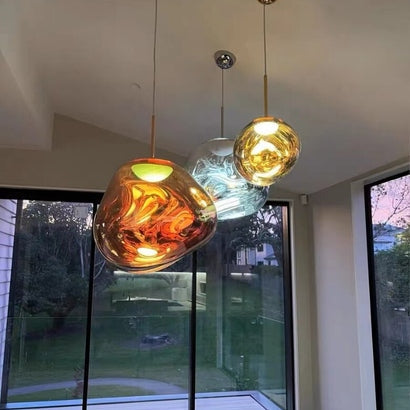 LusFond - Effet Verre Fondu | Suspension Moderne