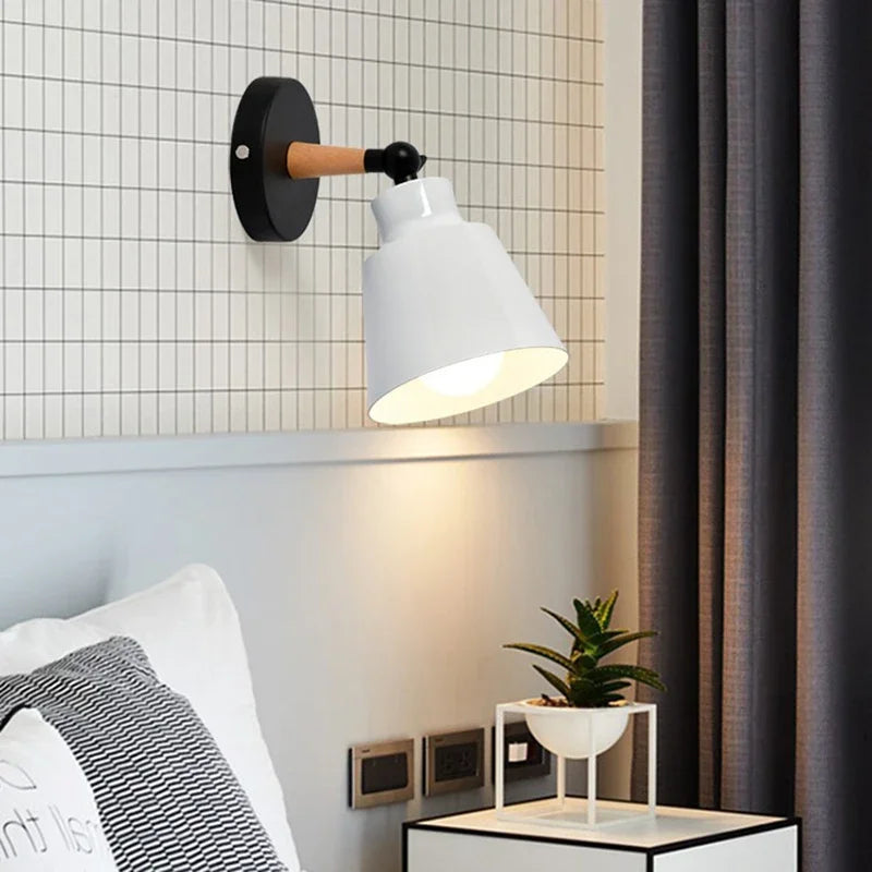 ApliScand - Applique Murale Style Scandinave avec Abat-jour Simple