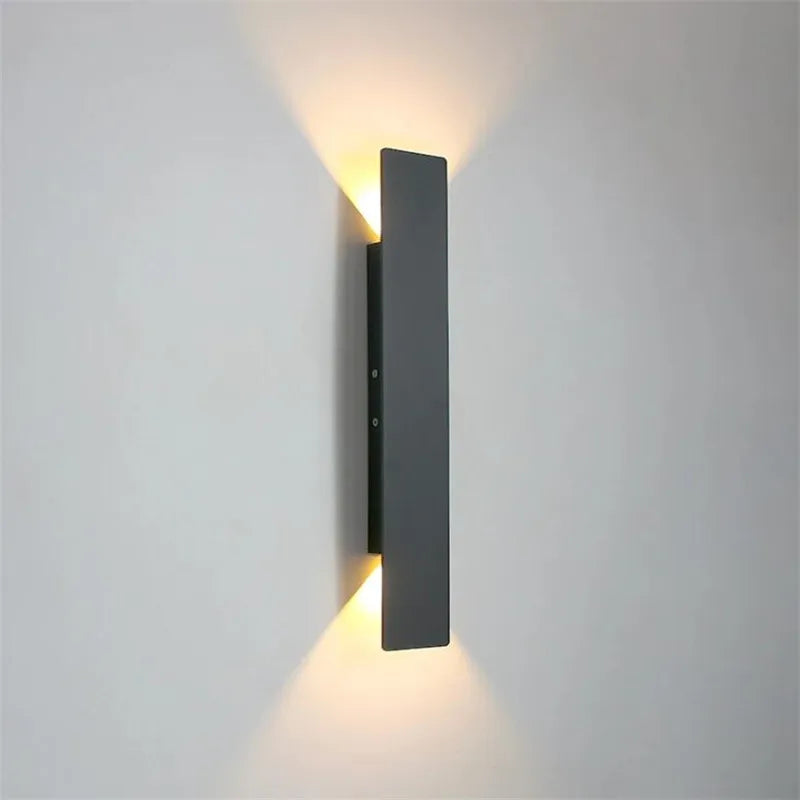 ApliDouble - Applique Murale Extérieur longue double éclairage