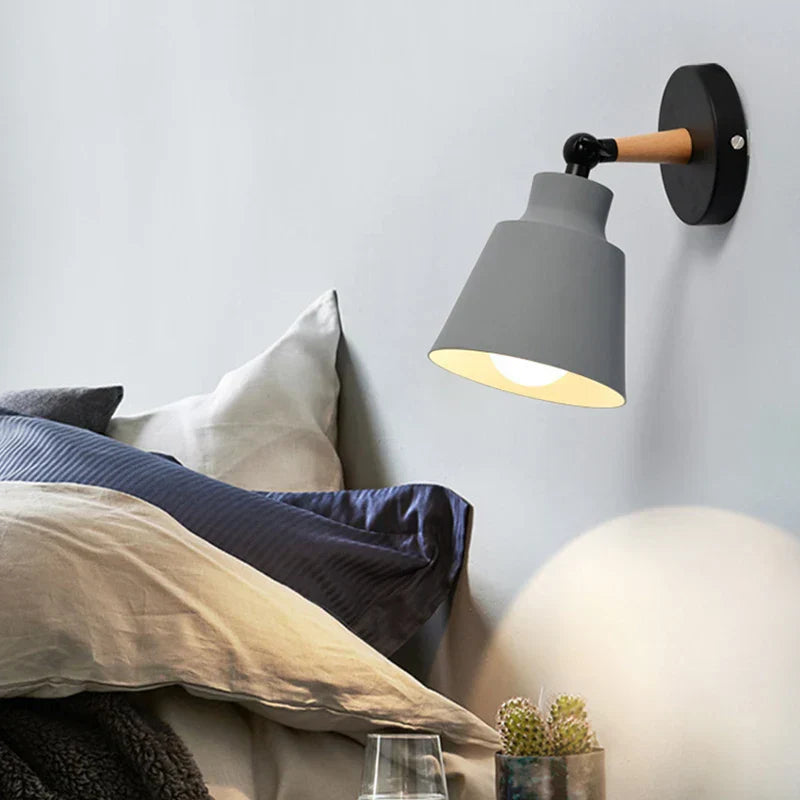 ApliScand - Applique Murale Style Scandinave avec Abat-jour Simple