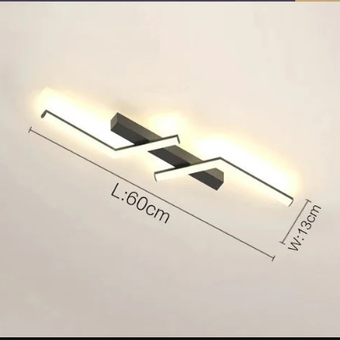 LinéaLux | Plafonnier LED Moderne Dimmable pour Salon