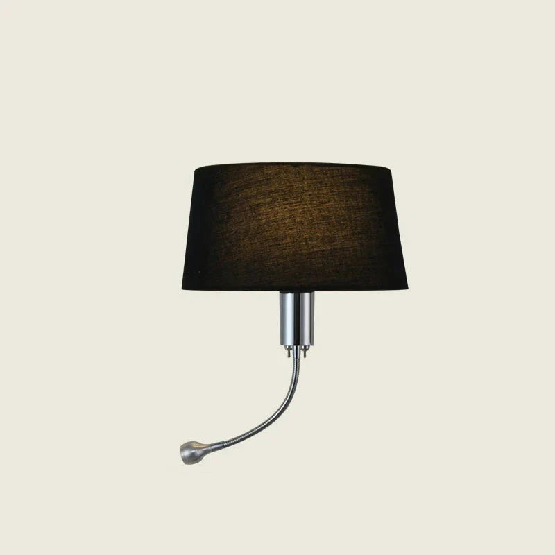 ApliLis - Applique Murale tête de lit Moderne en Tissu et métal avec liseuse