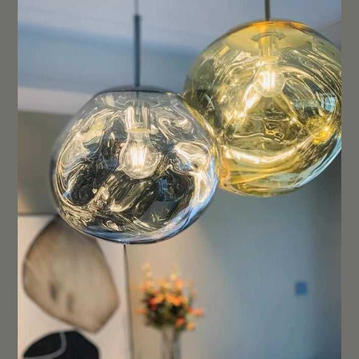 LusFond - Effet Verre Fondu | Suspension Moderne