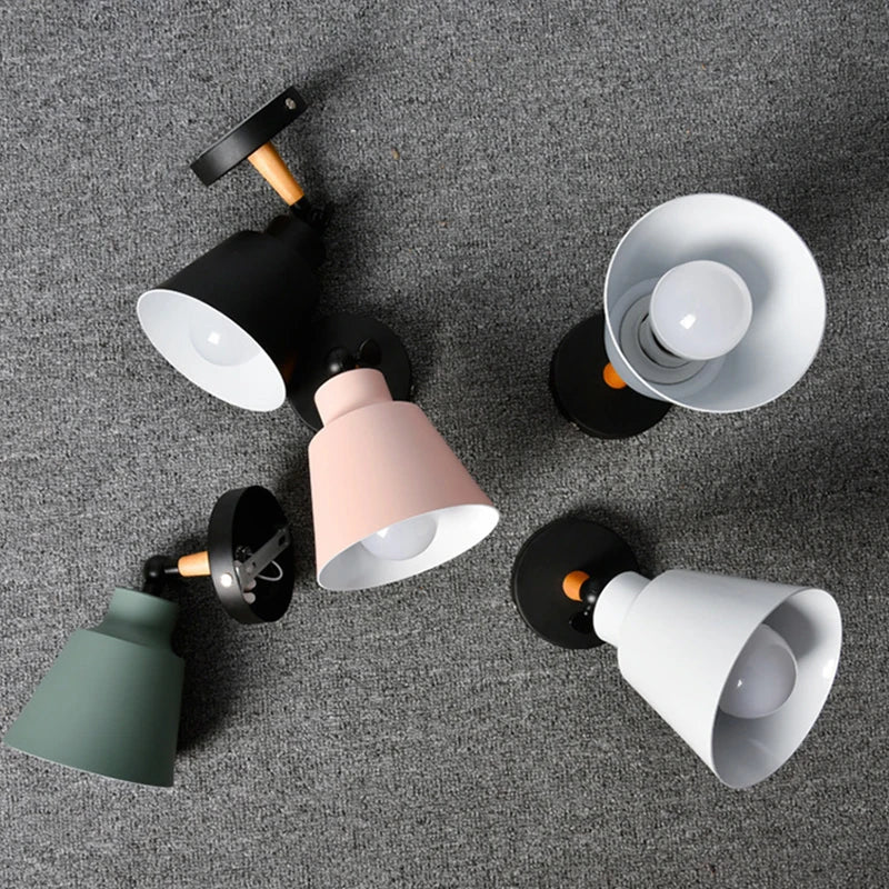 ApliScand - Applique Murale Style Scandinave avec Abat-jour Simple
