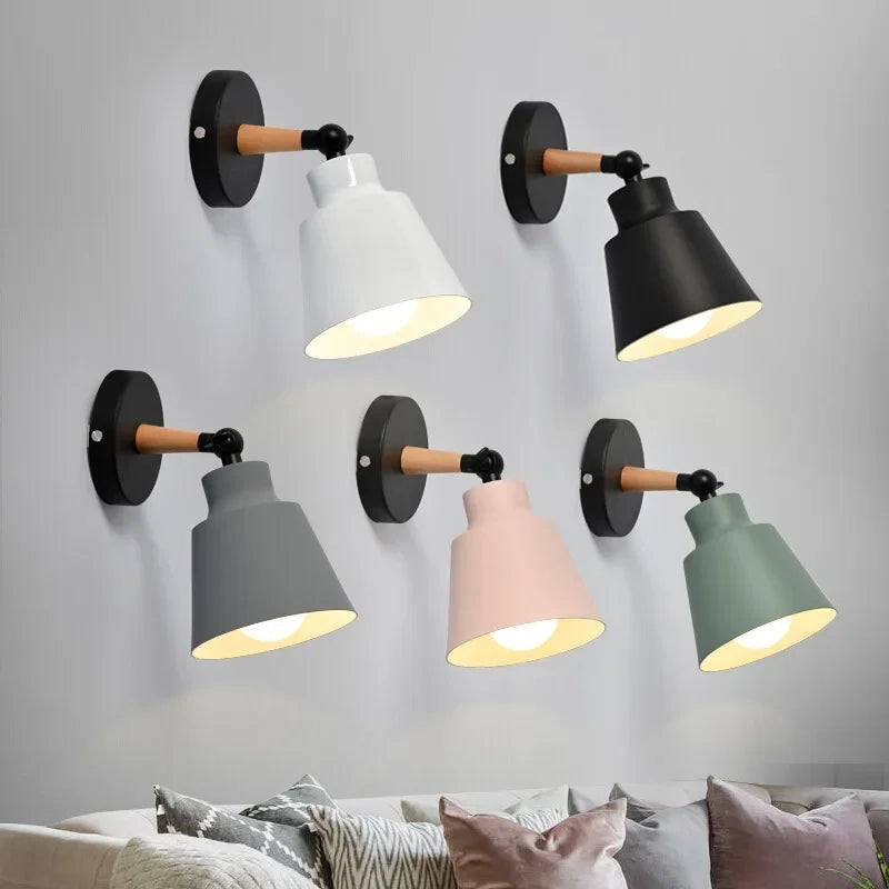 ApliScand - Applique Murale Style Scandinave avec Abat-jour Simple