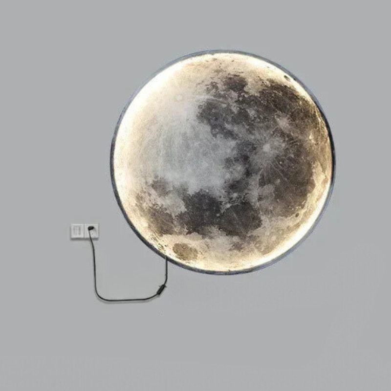 ApliLuna - Applique Murale Originale Pleine Lune 3D LED