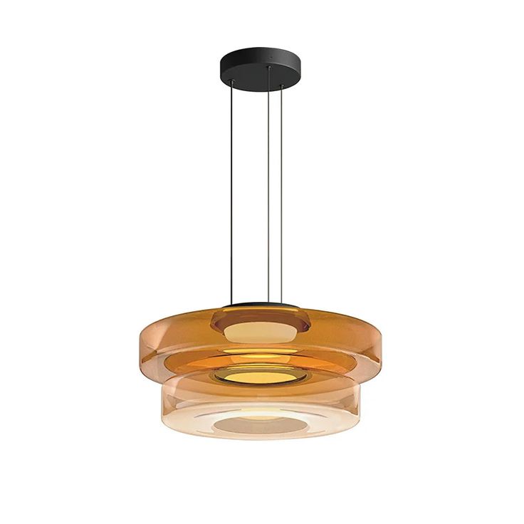 LumiPure | Suspension Verre & Métal Moderne pour Salon