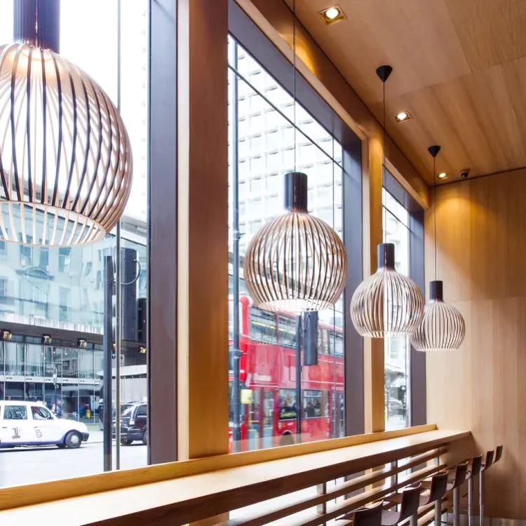 Lustre Bambou Design | Suspension Japonaise en Bois