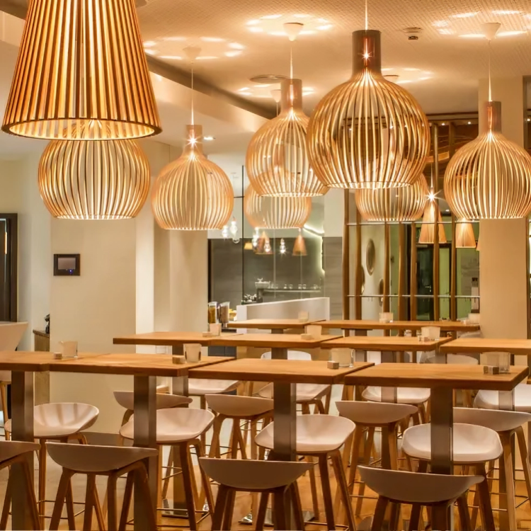 Lustre Bambou Design | Suspension Japonaise en Bois