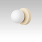 LumiOrb - Applique Murale Moderne, Verre, Base G9