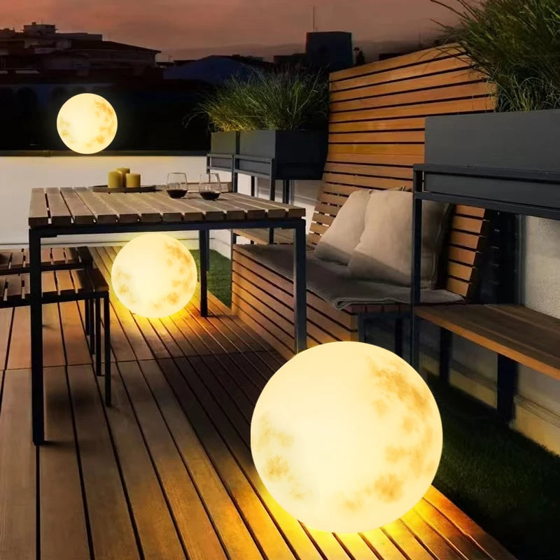 LuneGlow | Lampe LED Solaire Décorative pour Jardin