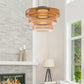 LumiPure | Suspension Verre & Métal Moderne pour Salon