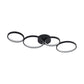 Luminexa LED | Plafonnier Noir Design pour Salon