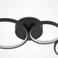 Luminexa LED | Plafonnier Noir Design pour Salon