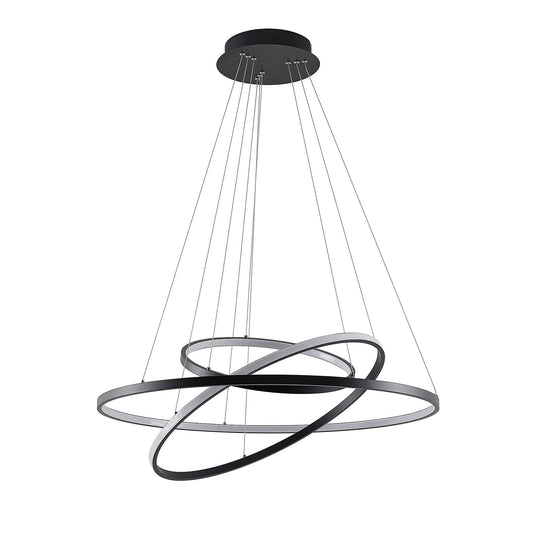 Luminara LED | Suspension Noire Dimmable pour Salle à Manger