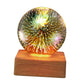 LumiCristal | Lampe LED 3D Fleur Cristal Décorative