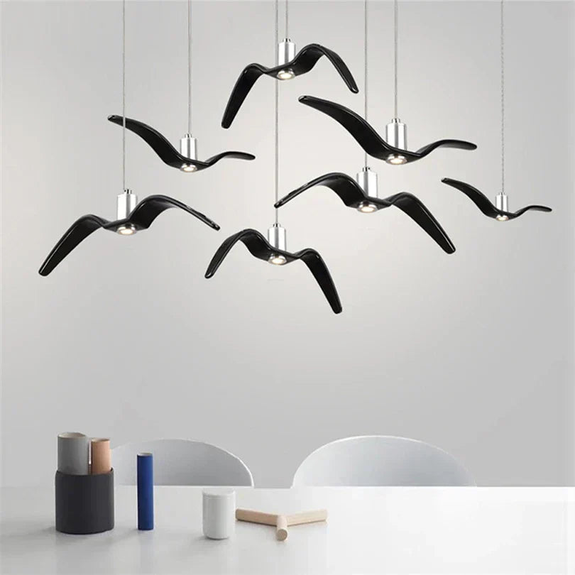 LumiOiseau - Suspension Design en Forme d’Oiseau pour Salon et Salle à Manger