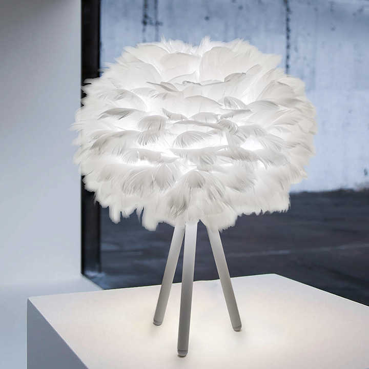 LapiPlumes - Lampe à Plumes Élégante | LED Dimmbare | Salon ou Chambre