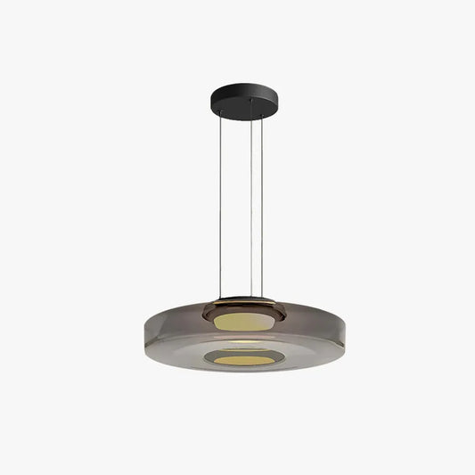 LumiPure | Suspension Verre & Métal Moderne pour Salon