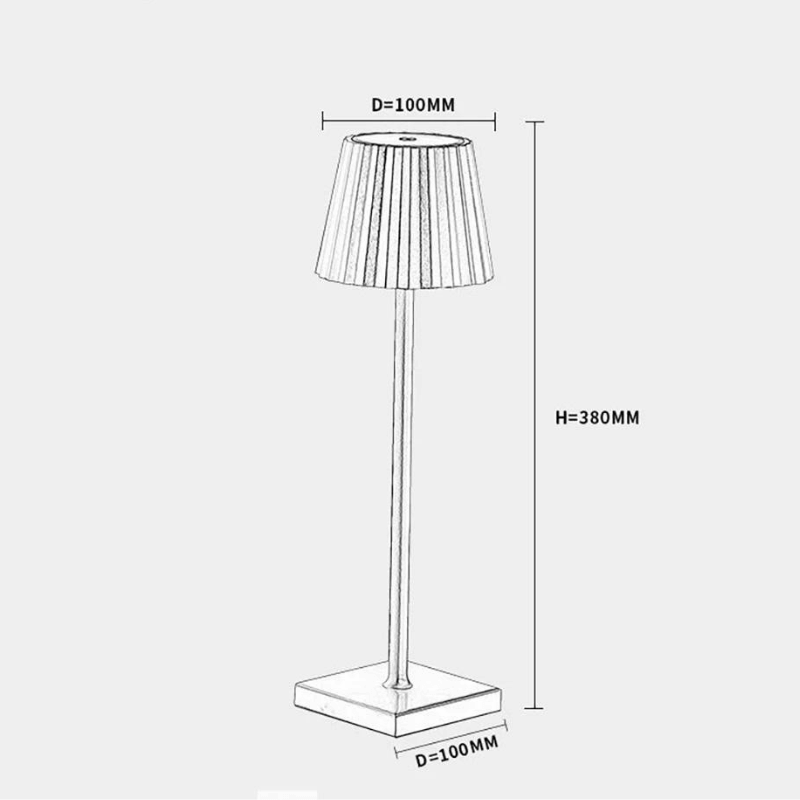 LumiNordic | Lampe de Table LED Tactile pour Salon