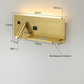 ApliDor - Applique Murale Tête de lit Design Avec chargeur à Induction et USB