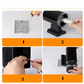 ApliAlu - Applique Murale extérieur ovale noire moderne LED en Aluminium